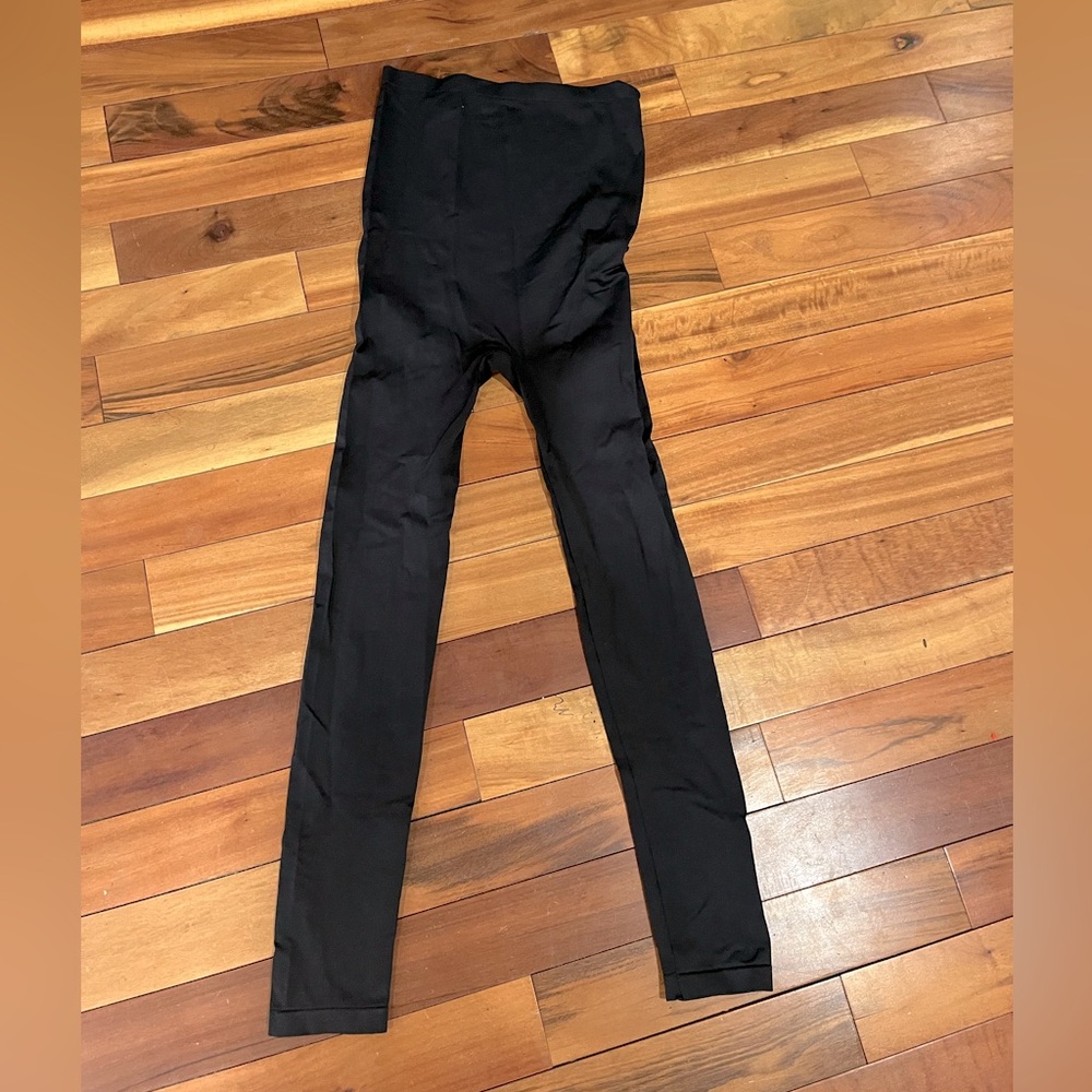 Black maternity leggings